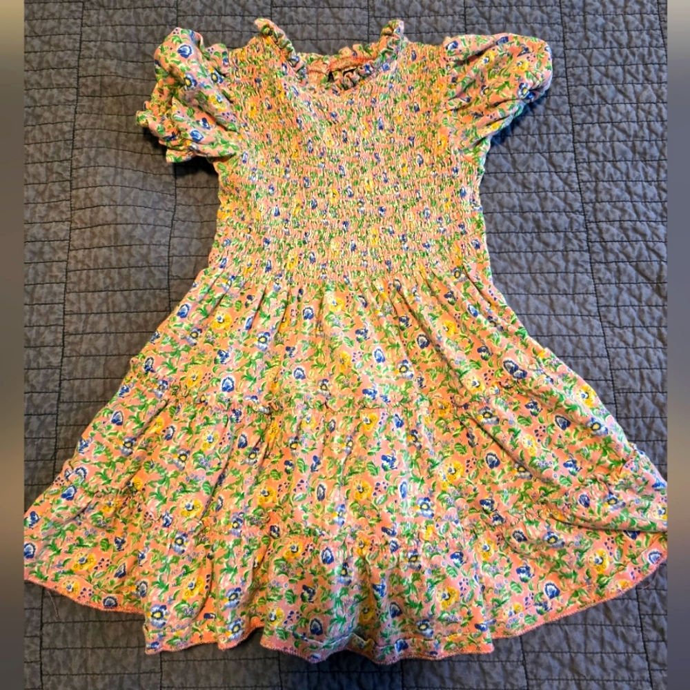 Smocked bodice Polo Ralph Lauren dress